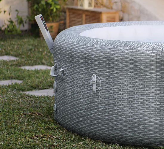 Bloc de filtration Ultrafit avec panneau de commande rabattable pour spa Bestway 