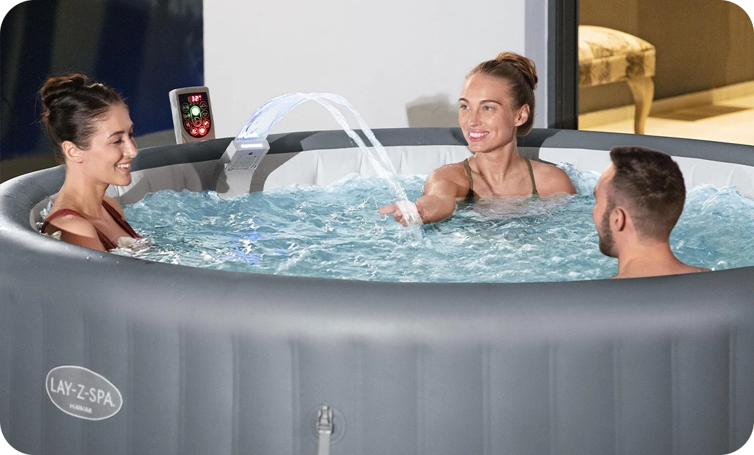 Cascade lumineuse spécial spa gonflable Bestway