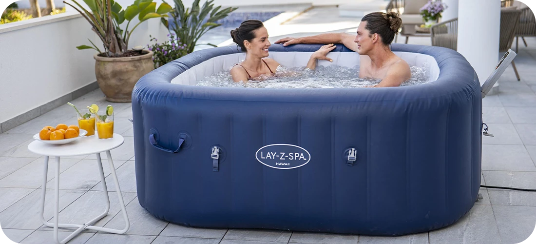 Vue d'ensemble du spa gonflable Bestway Hawaii 4-6 Smart Airjet