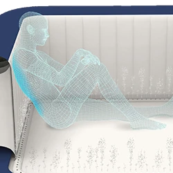 Fond spa Bestway Lay-Z avec mousse confort