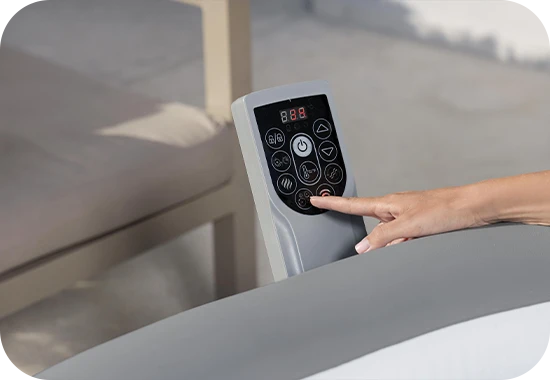 Bloc de filtration Ultrafit avec panneau de commande rabattable pour spa Bestway 