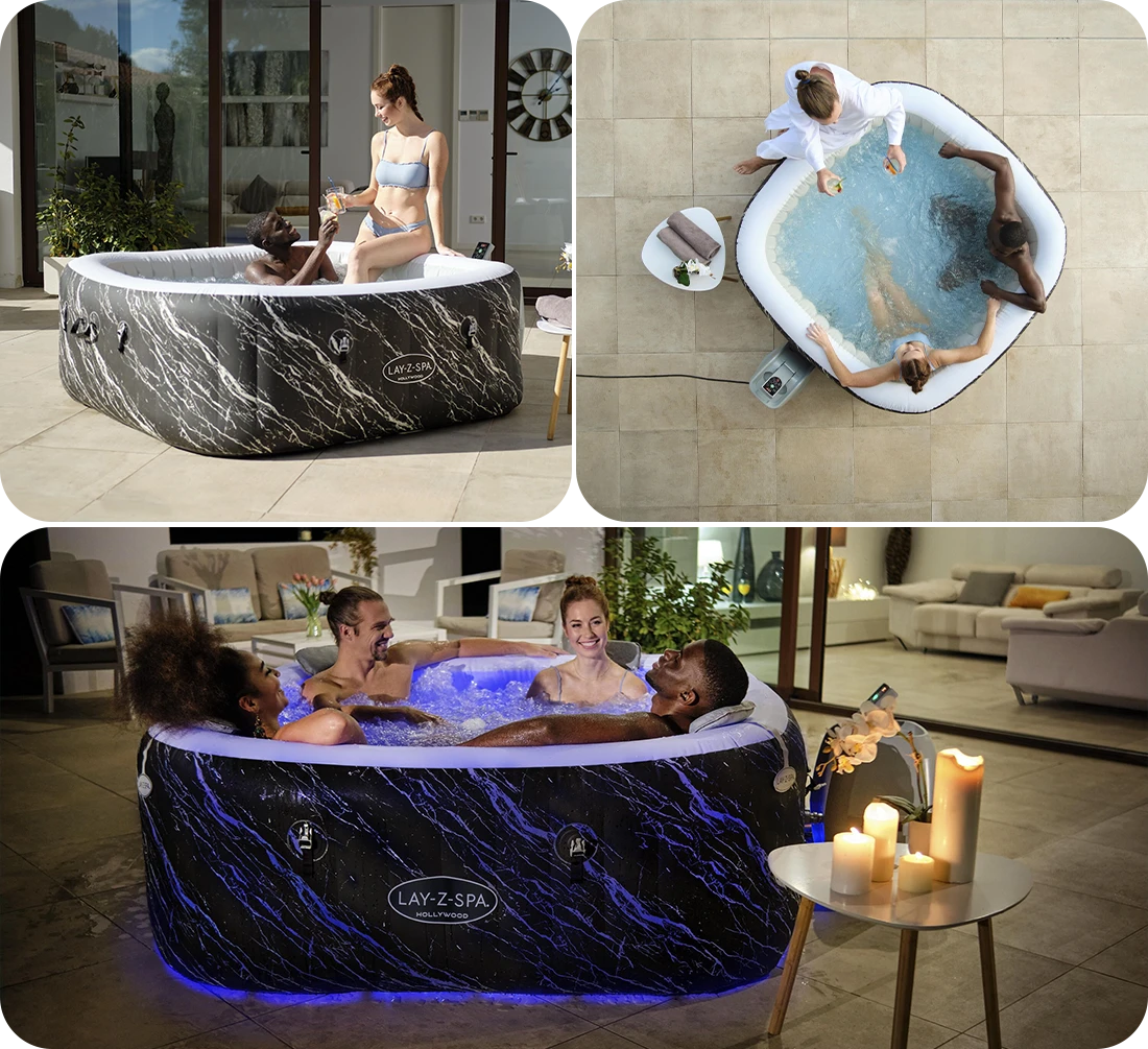 Spa gonflables 4-6 places Bestway Hollywood