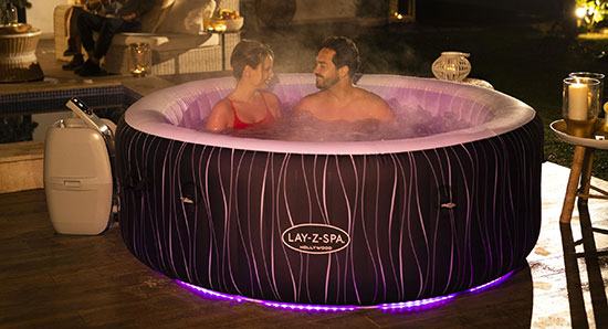Eclairage d'ambiance spa Bestway Hollywood