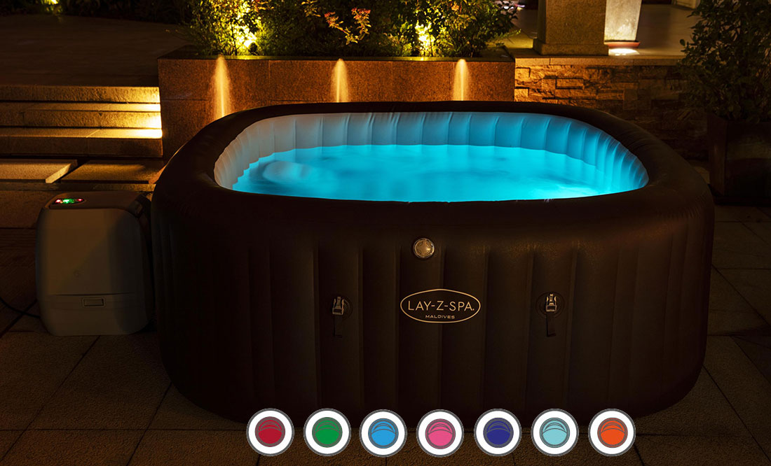 Eclairage LED multicolore pour spa Bestway Lay-Z