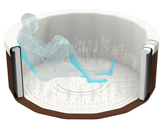 Technologie ThermaCore et AirJet Plus pour spa Bestway Carrara 6 Smart