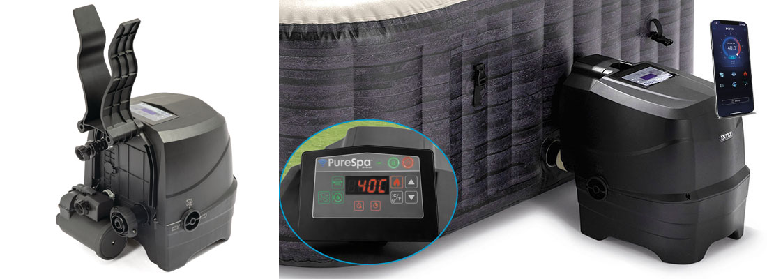 Nouveau bloc technique Spa Intex Ardoise