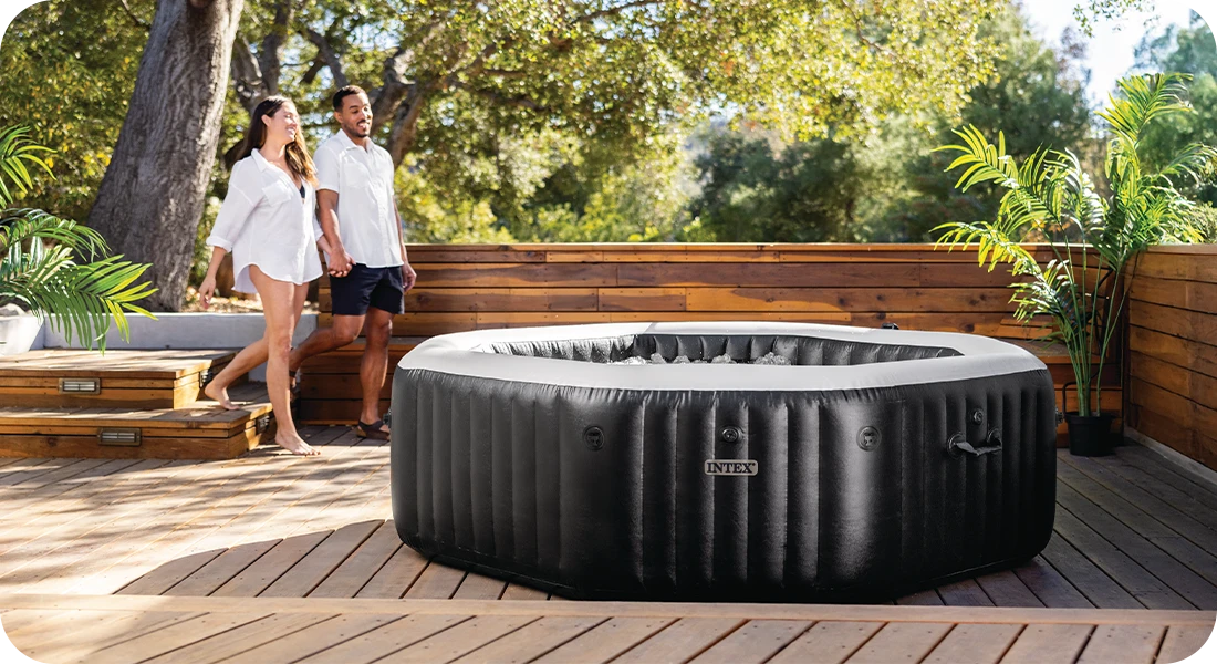 PureSpa à jets et bulles Carbone 6 places Intex