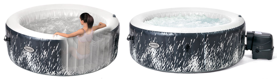 Technologie Fiber Tech du spa intex bulles Galaxie