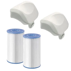 Cartouches de filtration et appui têtes spa Galaxie Intex Pure Spa