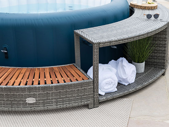 Couverture sur mesure spa carré dimensions 200cm x 200cm EN STOCK - Spa &  piscine