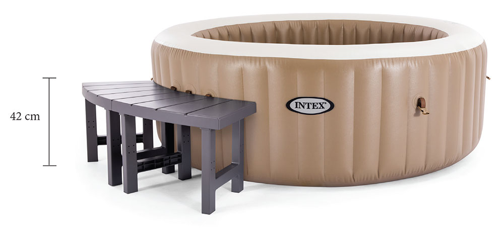 Dimensions Mobilier pour Spa Intex rond 2 pièces