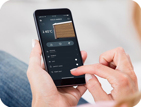 Application spa MSpa Amber connecté Wifi