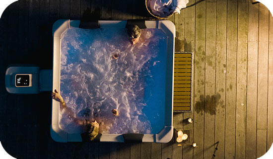 Eclairage LED avec télécommande pour spa rigide MSpa