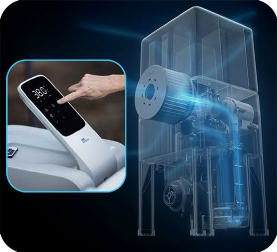 Filtration intelligente spa MSpa et Boîtier de commande tactile Oled tout en un