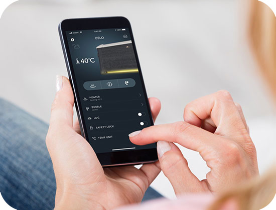 Application spa MSpa Oslo connecté Wifi