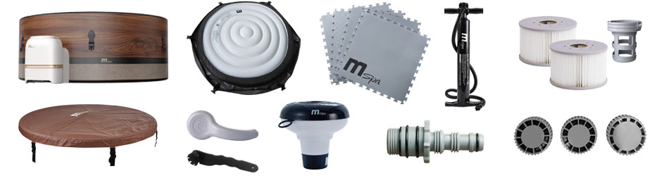 Accessoires inclus avec le spa MSpa Duet