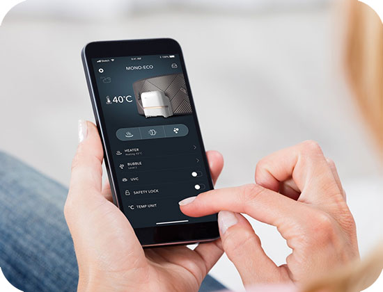 Applications spa MSpa Mono connecté Wifi