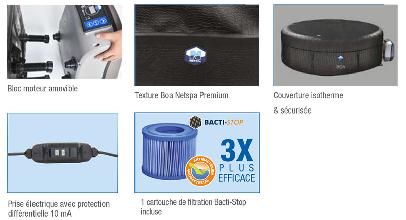 Avantages spa gonflable Boa