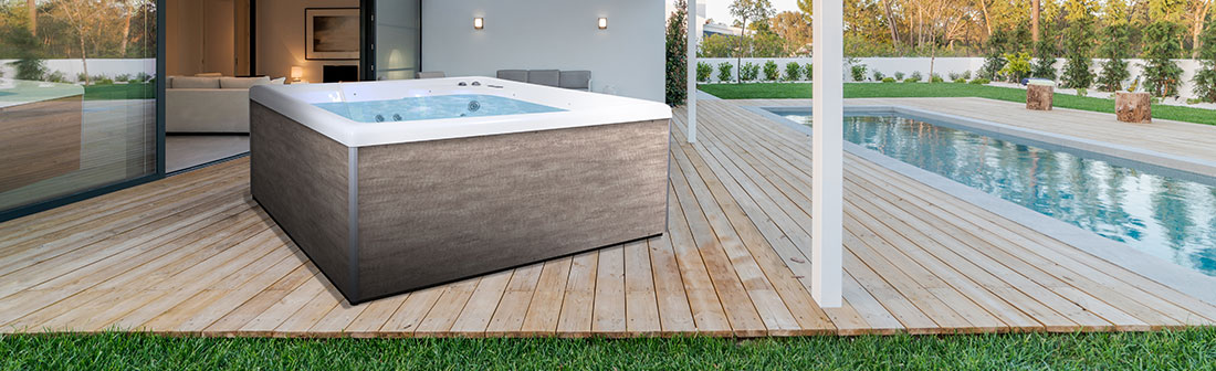 Spa acrylique NetSpa Square Wave 2 