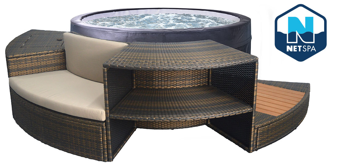 Spa NetSpa Vita luxe avec mobilier