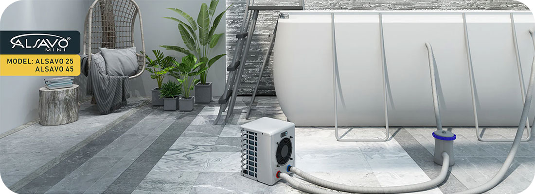 Chauffage de piscine Alsavo Mini pour piscine hors-sol