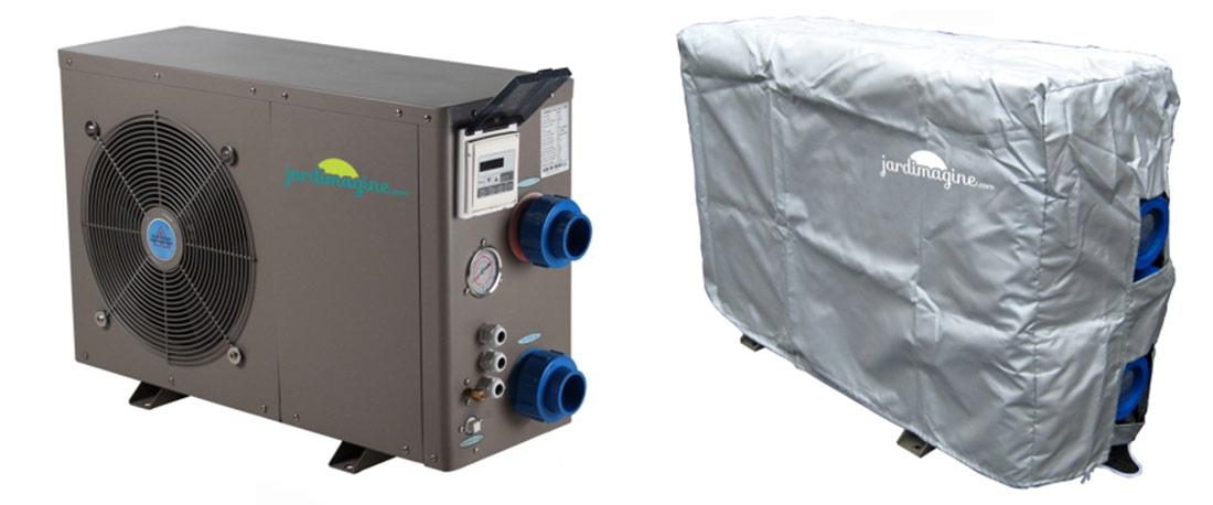 Pompe à chaleur réversible Jardimagine pour piscine jusqu'à 80m3