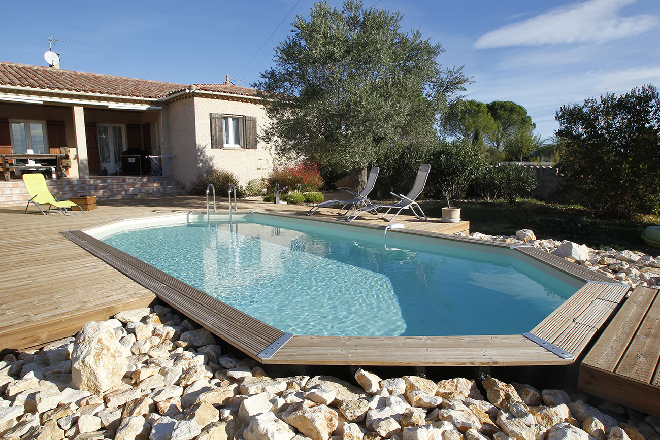 Piscine en bois