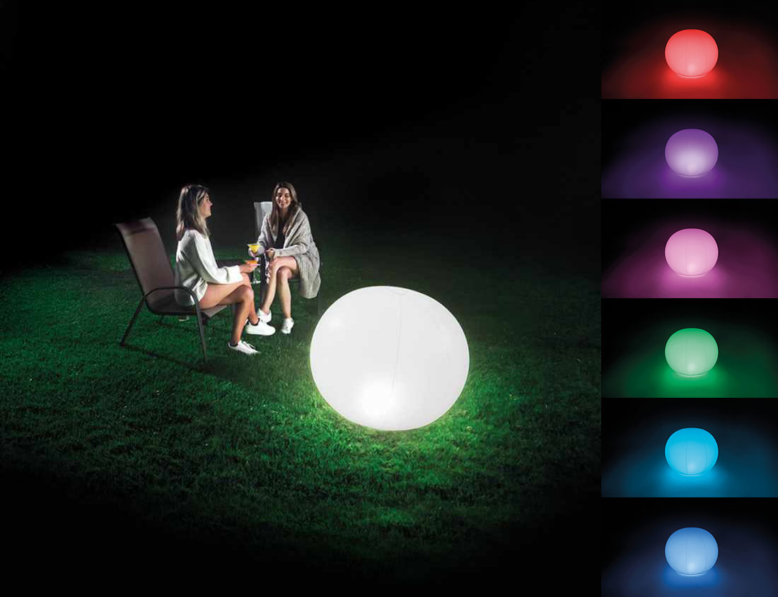 Sphere lumineuse Intex