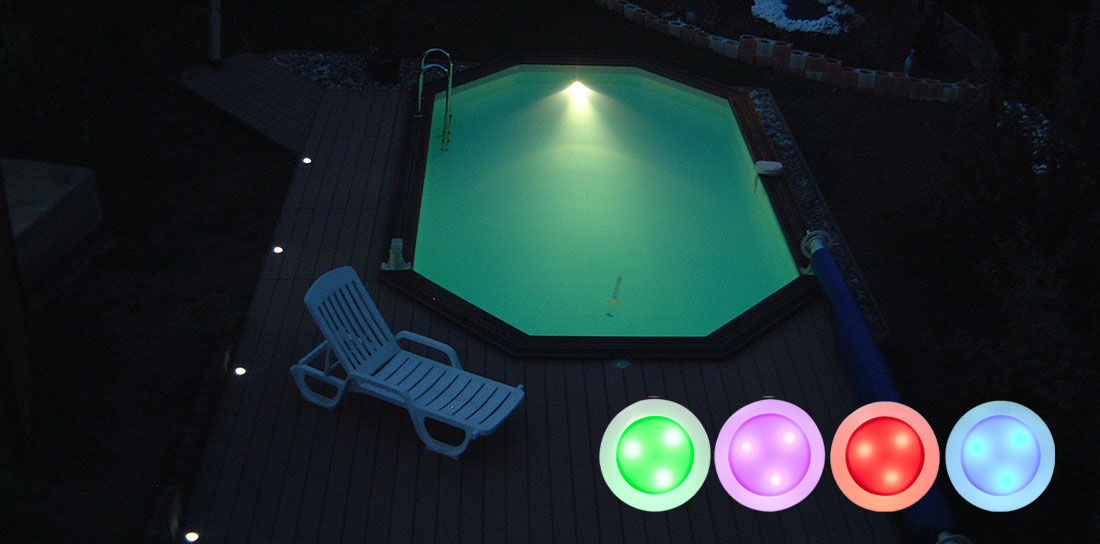 Projecteur Ubbink PowerSpot LED couleur RGB