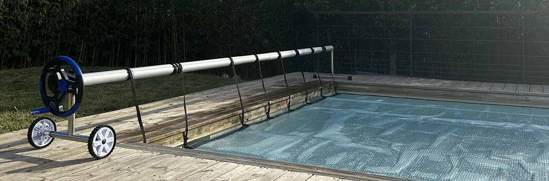 Enrouleur de bâche piscine Essentiel luxe