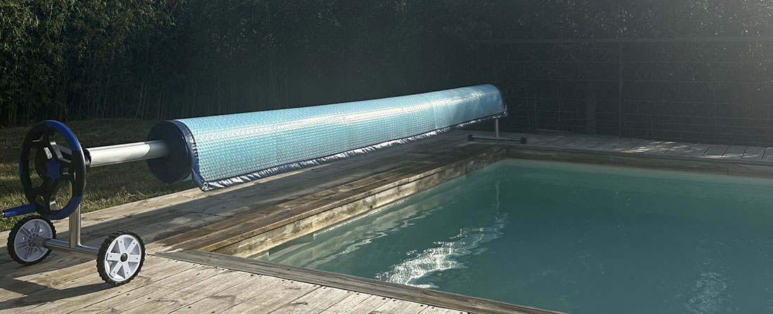 Enrouleur de bâche piscine Essentiel luxe