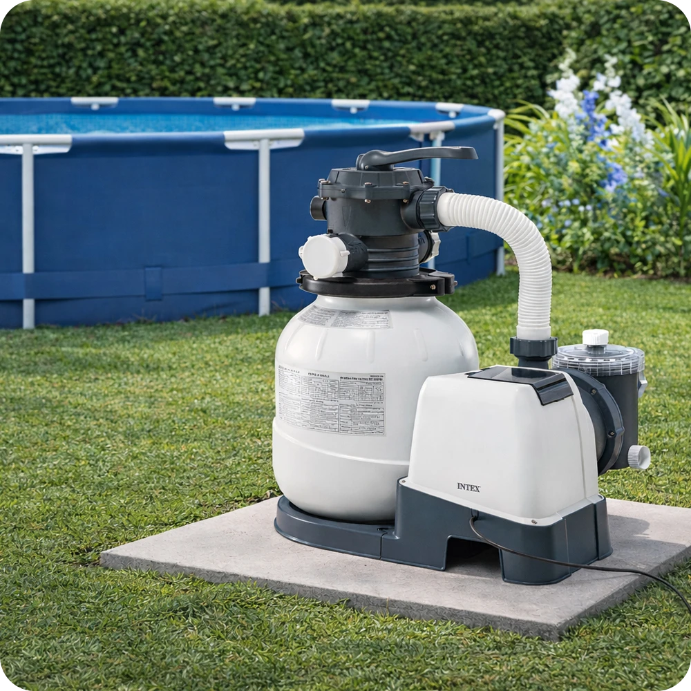 Platine de filtration à sable Intex SX 2100 Plus WiFi pour piscine hors-sol jusqu'à 36m3