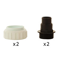 Raccords fournis avec la pompe de filtration piscine Jardimagine