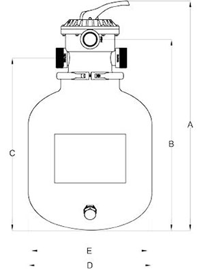 Dimensions Pool Filter