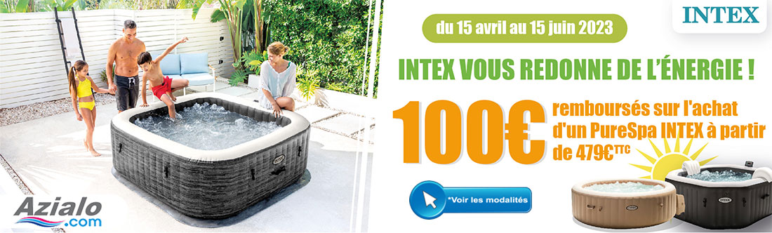 100€ remboursés pour l'achat d'un spa Intex