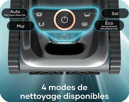4 cycles de nettoyage Aiper Scuba S1