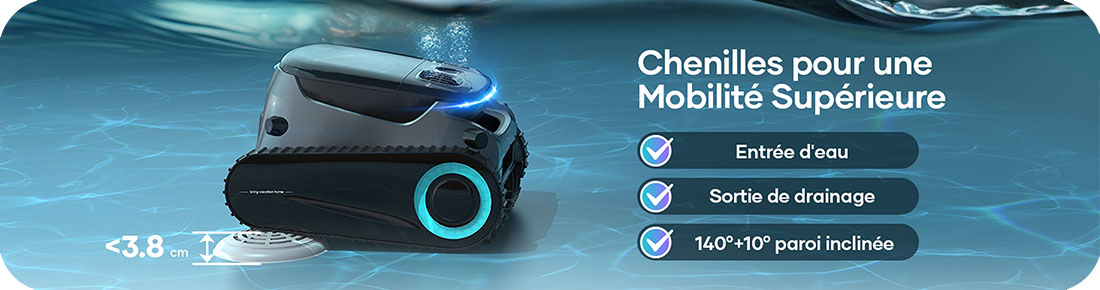 Robot piscine à batterie Scuba S1 Pro Aiper