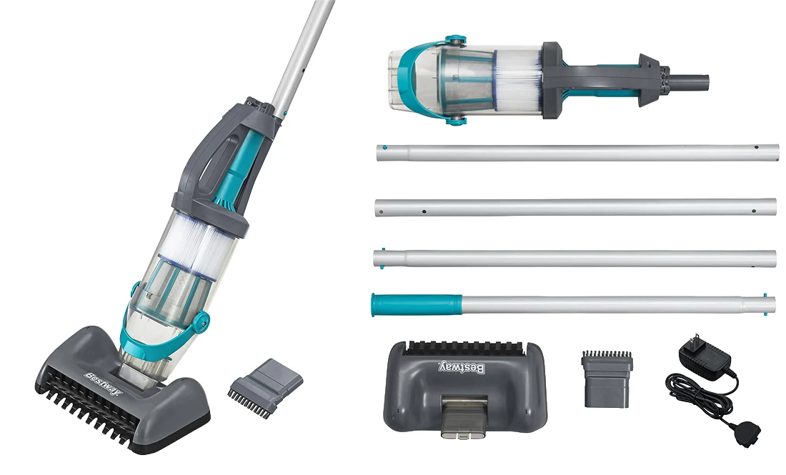 Accessoires inclus avec l'aspirateur piscine AquaGrip LED Bestway pour piscine