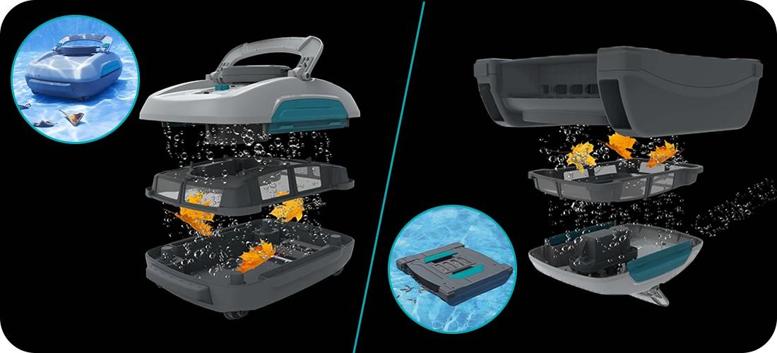 Aquatronix Pro G300 Robot Nettoyage 2 en 1 pour piscine