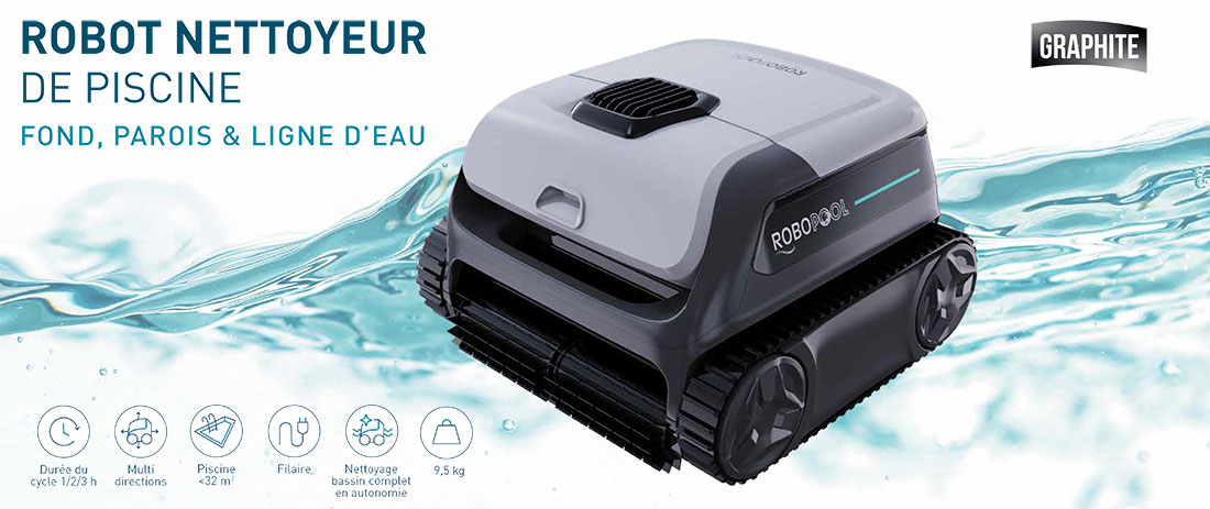 Robot piscine électrique Graphite Bestway