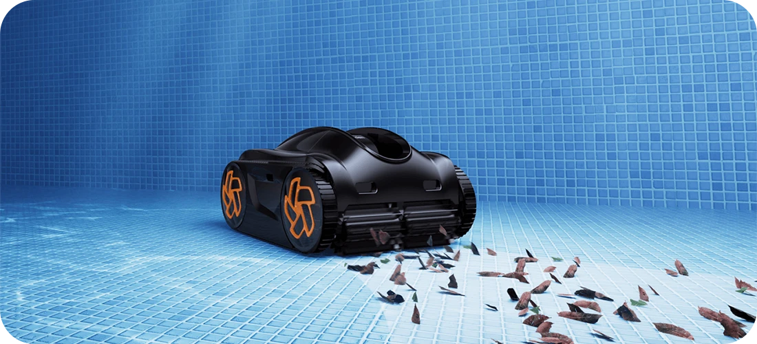 Robot IGarden K80 autonomie jusqu'à 480min sans fil pour une piscine impeccable