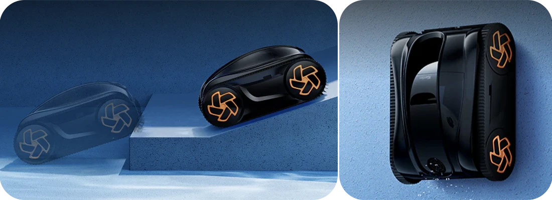 Robot IGarden K60 nettoyage fond et parois avec une mobilité exceptionnelle