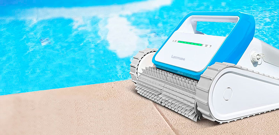 Robot piscine Latitude Top fond, parois et ligne d'eau