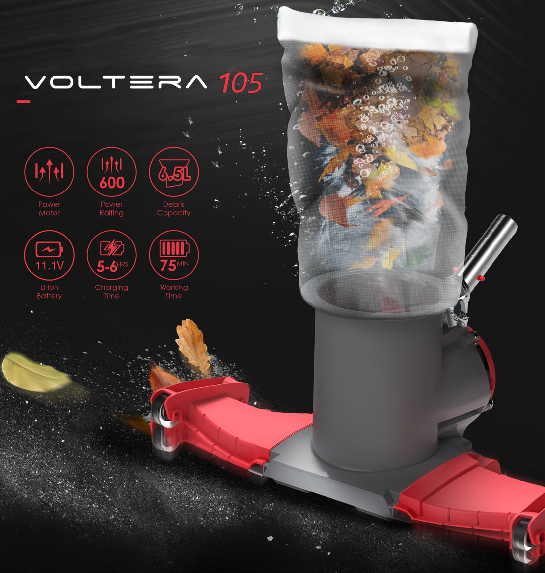 Aspirateur piscine et spa Voltera 105 Kokido