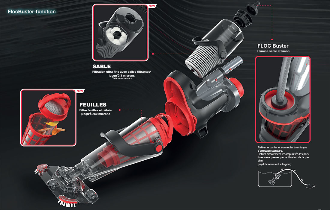 Aspirateur Kokido Voltera 60 avec technologie Triklean