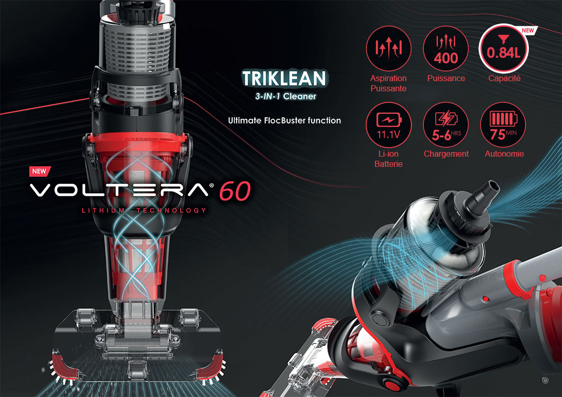 Aspirateur piscine et spa Kokido Voltera Triklean 60