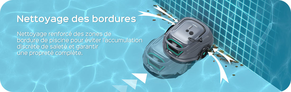 Robot pour piscine à batterie Wybot A1