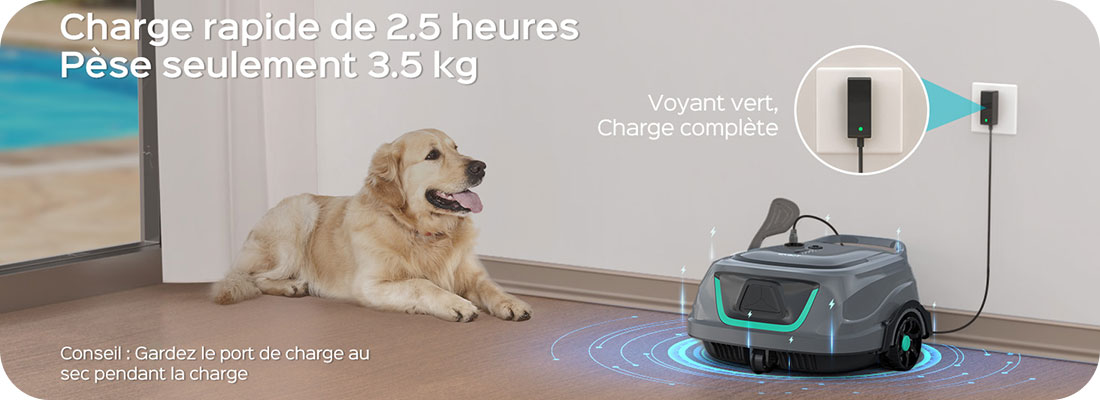 Robot piscine Wybot A1 sans fil