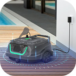 Grande autonomie et recharge rapide Wybot A1