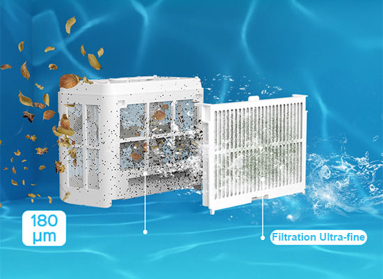 Double filtration extra fine Wybot C2